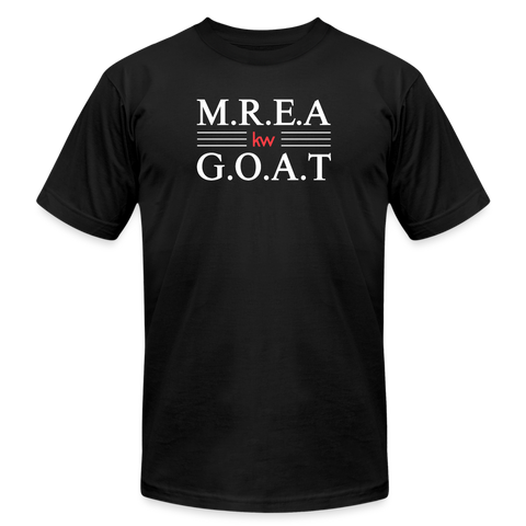 M.R.E.A. GOAT Unisex T-Shirt-Unisex Jersey T-Shirt | Bella + Canvas 3001-Black N Married