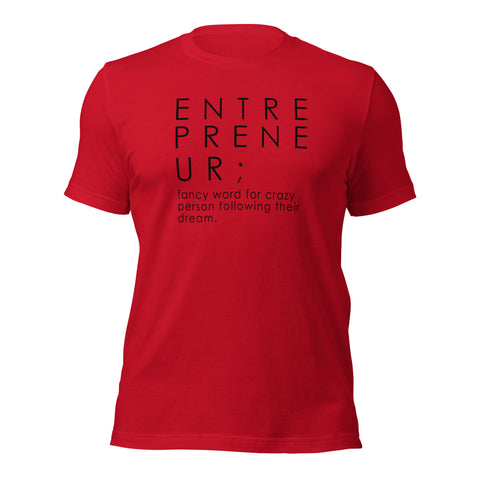 Entrepreneur Unisex t-shirt 2-Black N Married