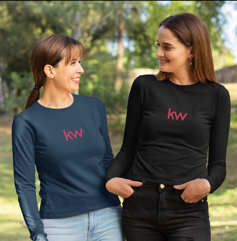 KWPR Women's Long Sleeve T-Shirt-Women's Long Sleeve Jersey T-Shirt | Anvil 884L-Black N Married