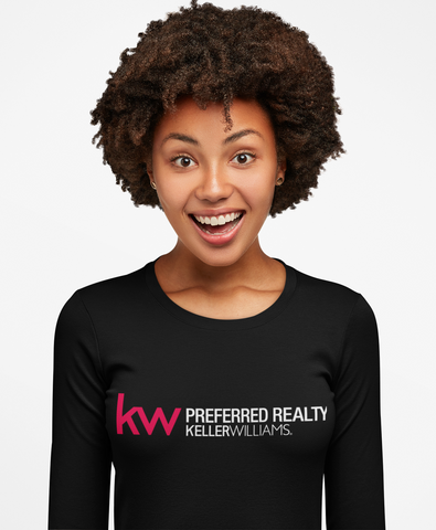 KWPR Women's Long Sleeve Shirt-Women's Long Sleeve Jersey T-Shirt | Anvil 884L-Black N Married