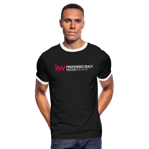 KWPR Men's Ringer T-Shirt-Men's Ringer T-Shirt | American Apparel 2410W-Black N Married