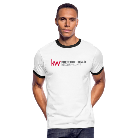 KWPR Men's Ringer T-Shirt-Men's Ringer T-Shirt | American Apparel 2410W-Black N Married