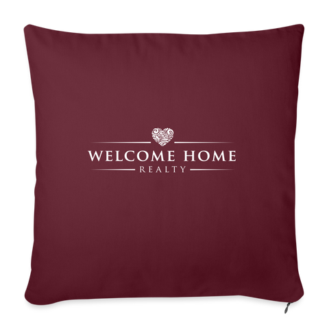 Welcome Home Realty Throw Pillow Cover 18” x 18”-Throw Pillow Cover 18” x 18” | Spreadshirt 1049-Black N Married